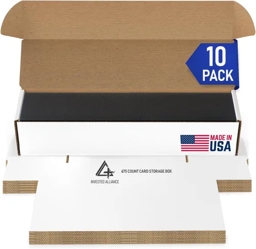 Miniatura 11 de Caja de Almacenamiento Premium para Tarjetas Coleccionables de Deportes, Béisbol, Fútbol Americano, Baloncesto, MTG y TCG para Coleccionistas