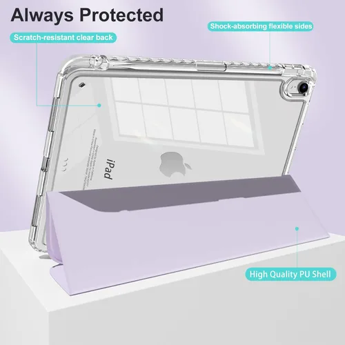 Miniatura 3 de para iPad Air de 11 pulgadas M3/2 (2025/2024), funda para iPad Air de 5ª generación 2022 con soporte para lápices, funda para Air de 4ª