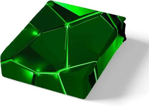 Miniatura 4 de Funda de edredón hexagonal verde estereoscópica de nido de abeja para niños, diseño geométrico de colmena, funda de edredón geométrica de panal