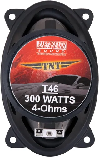 Miniatura 5 de Earthquake Sound T46 - Altavoces coaxiales de 2 vías serie TNT de 4 x 6 pulgadas, color negro