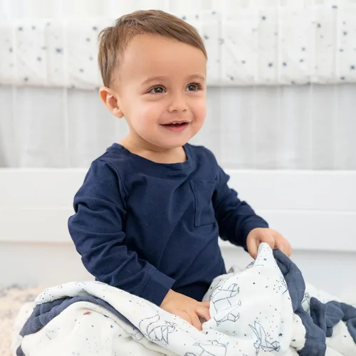 Miniatura 5 de aden + anais Manta de viscosa de bambú suave y sedosa, ropa de cama para bebé recién nacido y niño pequeño, manta de guardería para niños y niñas