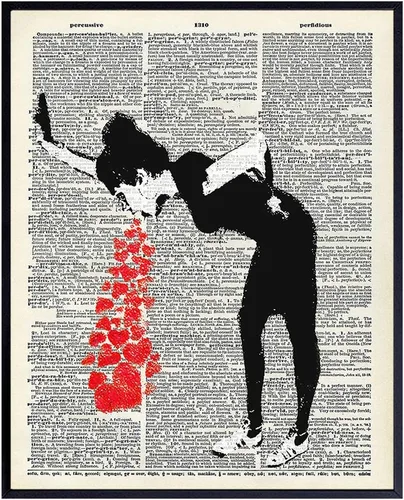 Banksy Graffiti Dictionary Art - Impresión fotográfica de 8 x 10 pulgadas, regalo único y genial para fanáticos de los murales urbanos, habitación