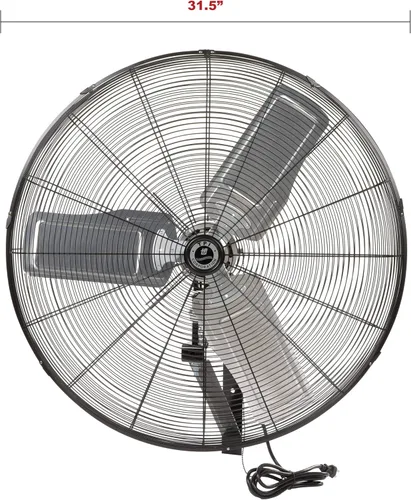 Miniatura 4 de Ventilador TPI, montaje en pared, monofásico, 120 voltios, Multicolor, 1