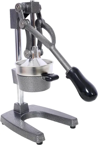 Miniatura 9 de Exprimidor comercial de cítricos de hierro fundido, prensa manual extra grande de jugo de naranja, exprimidor de mano resistente para uso en Gris