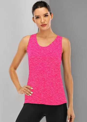 Miniatura 3 de ICTIVE - Camiseta deportiva sin mangas con espalda cruzada, para mujer, ideal para yoga