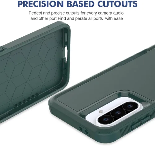 Miniatura 95 de Jeylly Compatible con Samsung Galaxy A22 5G Funda, Funda Samsung A22 5G con 2pcs protectores de pantalla de vidrio templado