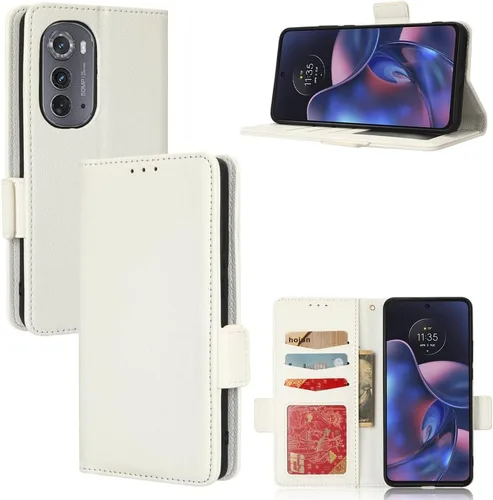 Miniatura 227 de Funda de piel sintética compatible con Motorola Moto E22 4G, funda de piel sintética compatible con Motorola Moto E22i 4G, color negro