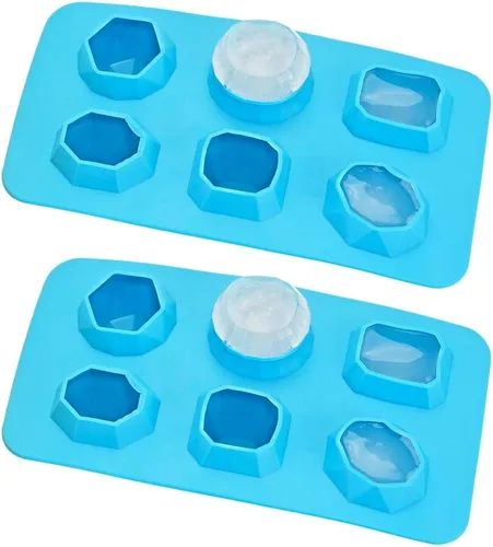 Miniatura 26 de Bandeja de cubitos de hielo en rodajas de naranja - Fairly Odd Novelties - Divertido regalo de moldeo de alimentos en forma de fruta Naranja Naranjas