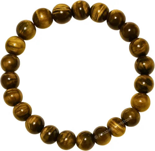Miniatura 642 de Amazing Gemstone Pulsera de cristal para mujeres y hombres, pulsera de cristal curativo de protección, pulsera elástica con cuentas de piedras