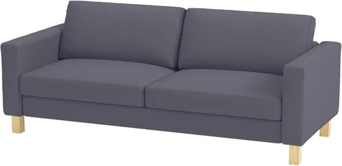 Miniatura 5 de Funda de sofá de tela duradera Karlstad de tres asientos (no sofá biplaza) (ancho: 80.7 in) de repuesto compatible con IKEA Karlstad funda de 3