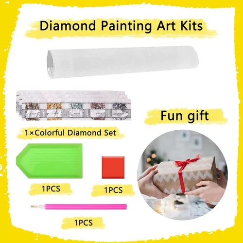 Miniatura 4 de YUE ZHE Kits de arte de diamantes de mariposa para adultos, kits de arte de diamantes de bricolaje con cruz de taladro completo, kits de pintura