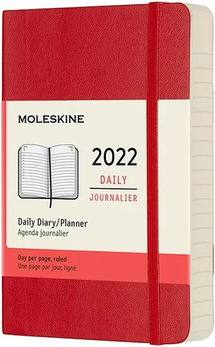 Miniatura 18 de Moleskine Agenda mensual clásica de 12 meses de 2022, tapa suave, grande (5 x 8.25 pulgadas), color negro