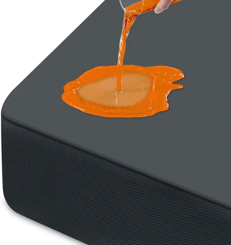 Miniatura 10 de Protector de colchón tamaño individual, funda de colchón impermeable con bolsillo profundo de 18 pulgadas, cubierta de cama estilo sábana bajera