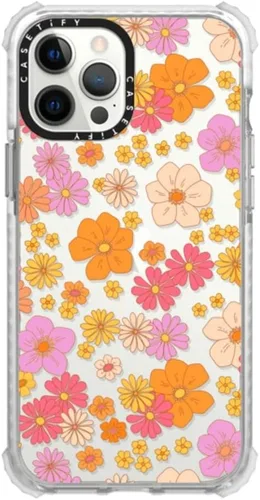 Miniatura 14 de CASETiFY Ultra Impact - Funda para iPhone 12 Pro Max (protección contra caídas de 9.8 pies), estampado de vaca, transparente