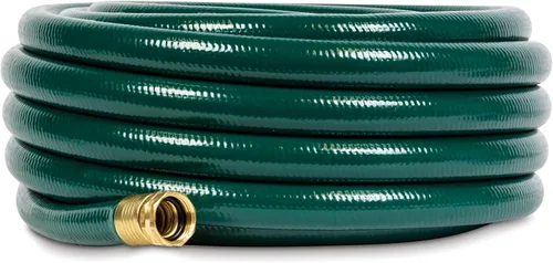 Miniatura 5 de Gilmour Flexogen - Manguera de jardín de 34 pulgadas x 50 pies, manguera de agua resistente, flexible y resistente a las torceduras, color verde