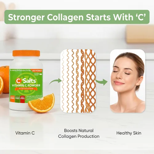 Miniatura 3 de C-Salts Vitamina C mineral ascórbica en polvo, No Model, Blanco, 1, 1