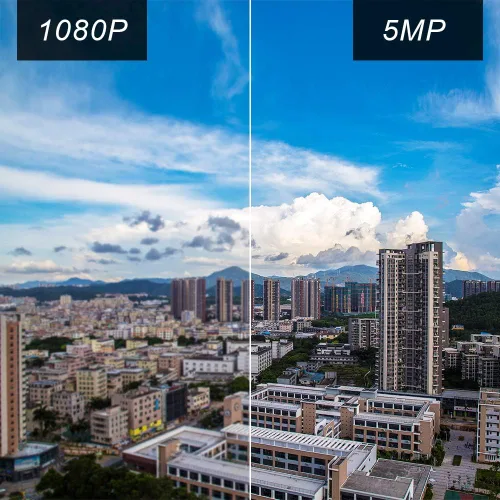 Miniatura 3 de SV3C Cámara IP WiFi de 5MP al aire libre, Cámara de seguridad WiFi de doble banda 2.4GHZ 5GHZ, Cámara Onvif Exterior Soporte RTSP navegador