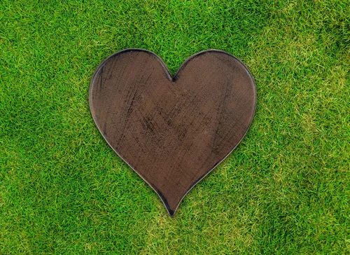 Miniatura 2 de Corazón de hierro fundido Stepping Stone, 12 pulgadas