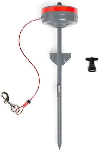Miniatura 2 de EveryYay por Petco Stretch Your Legs Heavy Retractable Tie Out para perros de hasta 100 libras. 15 pies