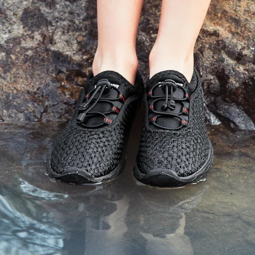 Miniatura 7 de DOUSSPRT Zapatos de agua para niños y niñas, secado rápido, playa, deportes, natación, piscina, zapatos acuáticos para niños pequeños, niños grandes