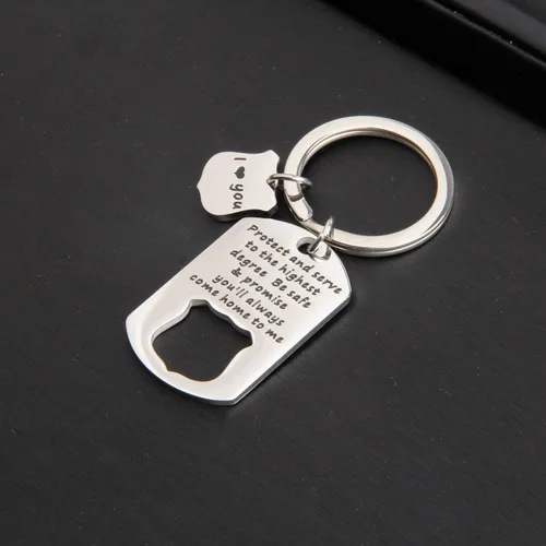 Miniatura 4 de Ensianth - Llavero de policía, regalo para marido o policía