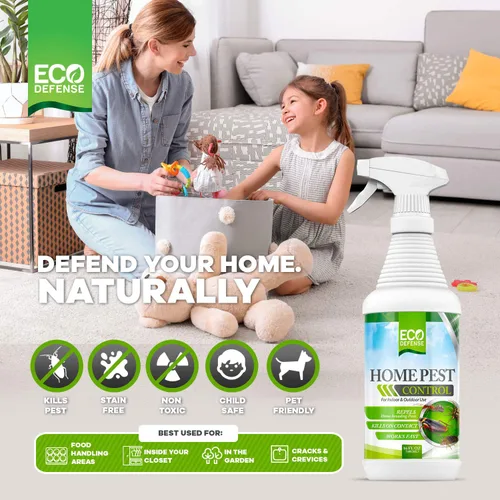 Miniatura 2 de ECO Defense Vaporizador para control de pestes del hogar orgánico, 16 oz