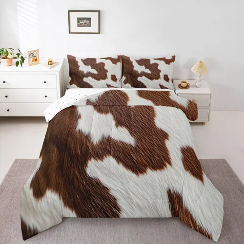 Miniatura 13 de Feelyou Juego de edredón de animales de la selva para todas las estaciones, juego de ropa de cama con 1 funda de almohada de microfibra de elefante