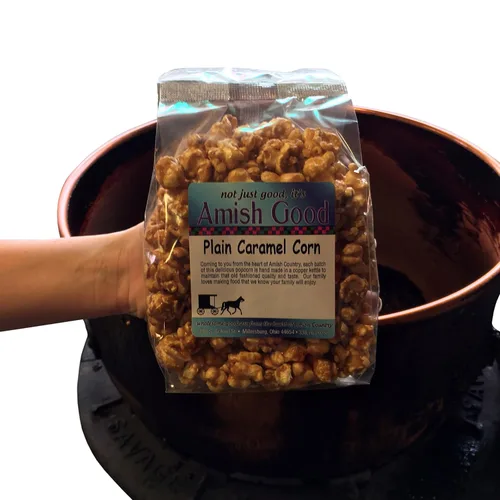 Miniatura 7 de Amish Good Palomitas de maíz de caramelo de 10 onzas hechas a mano, palomitas de maíz gourmet hechas a mano, nuestro hervidor de cobre, Amish
