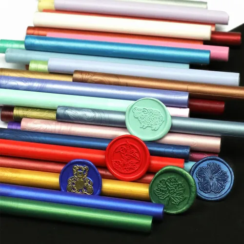 Miniatura 4 de 30 piezas de mini pistola de pegamento para sello de cera, ideal para tarjetas de Acción de Gracias, invitación de fiesta o boda, envoltura