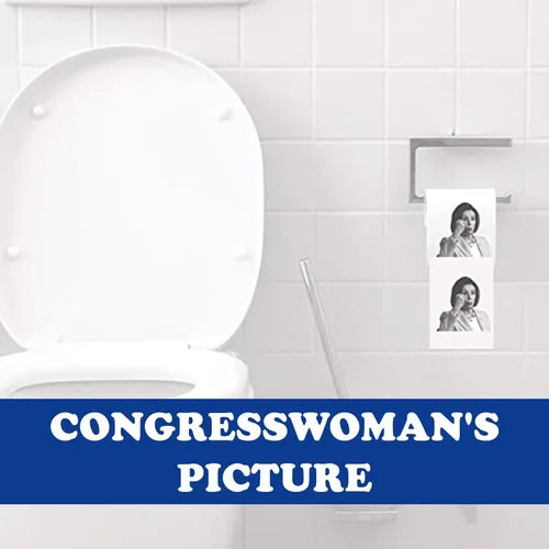 Miniatura 7 de Nancy Pelosi - Rollo de papel higiénico novedoso, paquete de 2 unidades Pelosi divertido regalo político para demócratas y republicanos Paquete
