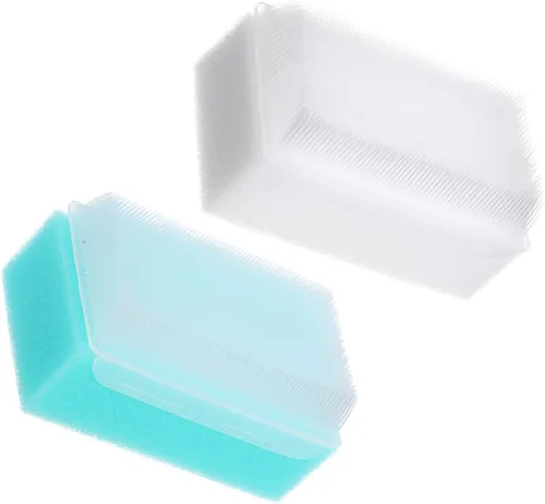 Gatuida 2 cepillos sensoriales para baño y masaje táctil, cerdas suaves para limpieza suave y estimulación sensorial y herramientas para adultos