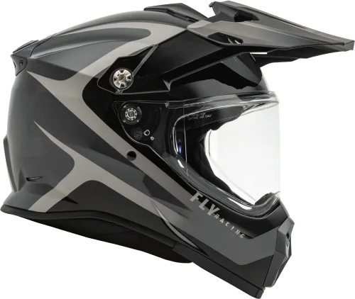 Miniatura 4 de Fly Racing 73-7023XS Trekker Pulse Casco Negro/Gris XS