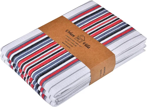 Miniatura 84 de Urban Villa Toallas de cocina 100% algodón, paquete de 6, altamente absorbentes, de secado rápido, súper suaves, de primera calidad, para cocina