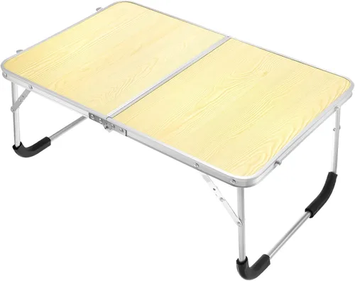 Miniatura 6 de PATIKIL Mesa plegable para laptop, escritorio de regazo portátil, mesa de picnic para cama, aperitivos, escritorios de trabajo para cama, sofá