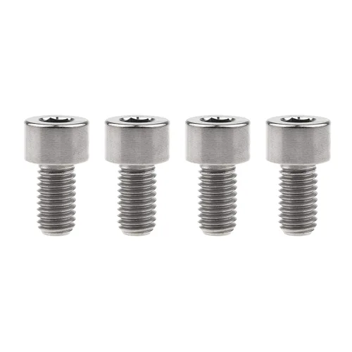 Miniatura 70 de Tornillos de titanio Ti M8 x15 20 25 30 35 40 45 50 60 2.756 in 0.049 in de paso hexagonal Allen Tornillos de cabeza hueca paquete de 4