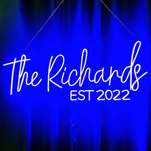 Letrero LED de neón personalizado para pared, boda, bar, tienda, dormitorio, decoración de dormitorio, letreros de luces de neón personalizadas para