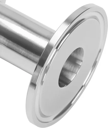 Miniatura 3 de DERNORD Tubo de carrete sanitario, 3/4 de pulgada de diámetro exterior, 2 pulgadas de longitud, acero inoxidable 304, abrazadera triple de 1.5