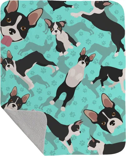 Miniatura 49 de Caroline's Treasures MLM1042LQB Airedale Terrier - Manta acolchada de 50 x 60 pulgadas, diseño de ilustraciones para cama, sofá, suave y ligera