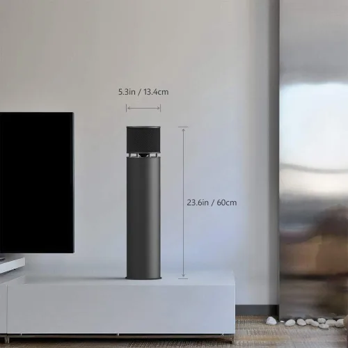 Miniatura 4 de ABRAMTEK Altavoz Bluetooth de 100 W, altavoz inalámbrico de alta potencia E600 con subwoofer de súper graves y sonido 360 para el hogar, oficina