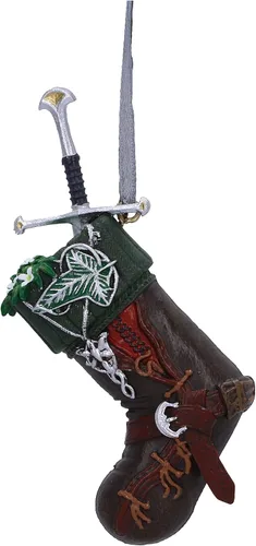 Nemesis Now Lord of The Rings Aragorn - Adorno colgante de calcetín de 3.5 in, resina, con licencia oficial de El Señor de los Anillos, fundido en