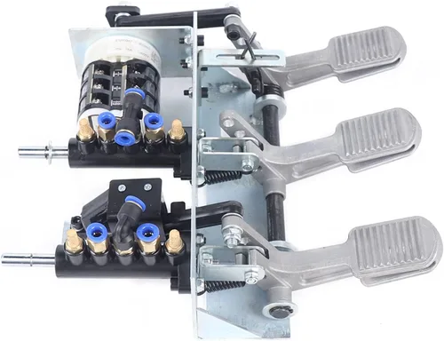 Miniatura 3 de Máquina cambiadora de neumáticos, válvula de control de aire para automóvil, válvula de pedal de pie, válvula neumática de aire de 3 pedales + pieza