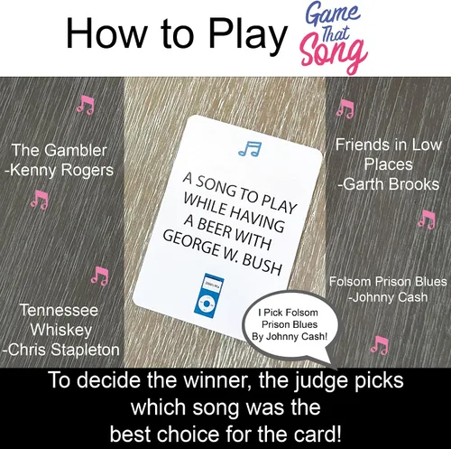 Miniatura 4 de Game That Song Expansión de mezcla de 2000, 50 cartas nuevas, juego de cartas de música para familiares, adultos y adolescentes. Divertida diversión