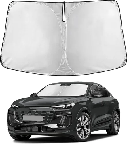 Miniatura 64 de Econour Parasol para parabrisas compatible con Honda Civic 2016-2021, protector de parasol plegable para ventana, bloquea los rayos UV y mantiene tu