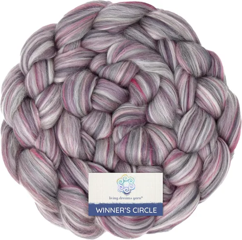 Miniatura 7 de Winner's Circle - Fibra merino superfina para hilar y fieltro. Mezcla superior peinada súper suave en impresionantes mezclas de colores, especias