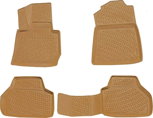 Miniatura 5 de Croc Liner Alfombrillas delanteras y traseras para todo tipo de clima, ajuste personalizado, compatible con Honda Civic Sedan (2022-2024)