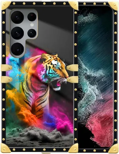 Miniatura 20 de Funda compatible con Samsung Galaxy S22 Ultra, funda protectora de TPU suave a prueba de golpes de 4 libélulas en la flor para Samsung Galaxy S22