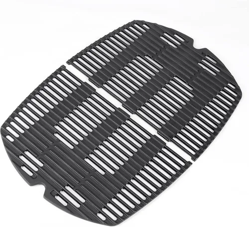 Miniatura 7 de 7644 Rejillas de parrilla para Weber Q100, Q1000, Q1200, Q120, Q1400, 516001, 516002, 50060001, 51010001, 51060001, piezas de parrilla de hierro