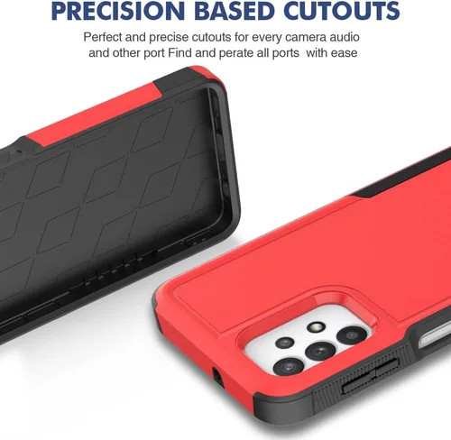 Miniatura 302 de Jeylly Compatible con Samsung Galaxy A22 5G Funda, Funda Samsung A22 5G con 2pcs protectores de pantalla de vidrio templado