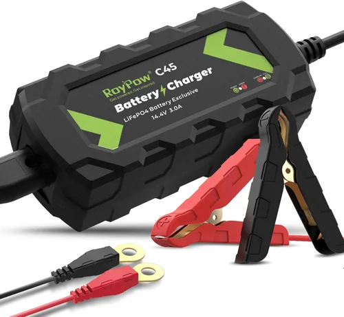 Miniatura 9 de Cargador de batería de litio de 6V/12V 1A, cargadores de batería inteligentes RoyPow 1A, cargadores automáticos de batería de goteo, mantenedor