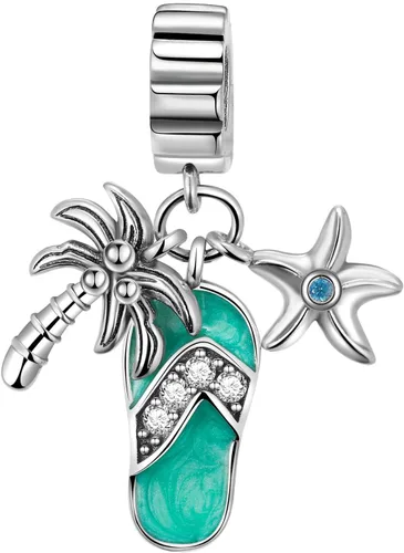 Miniatura 254 de LUXILLA Abalorio de plata de ley 925 para madre, hija, abuela, para familia, amor, madre, hija, abuela, para pulseras, collares, dijes, abalorios